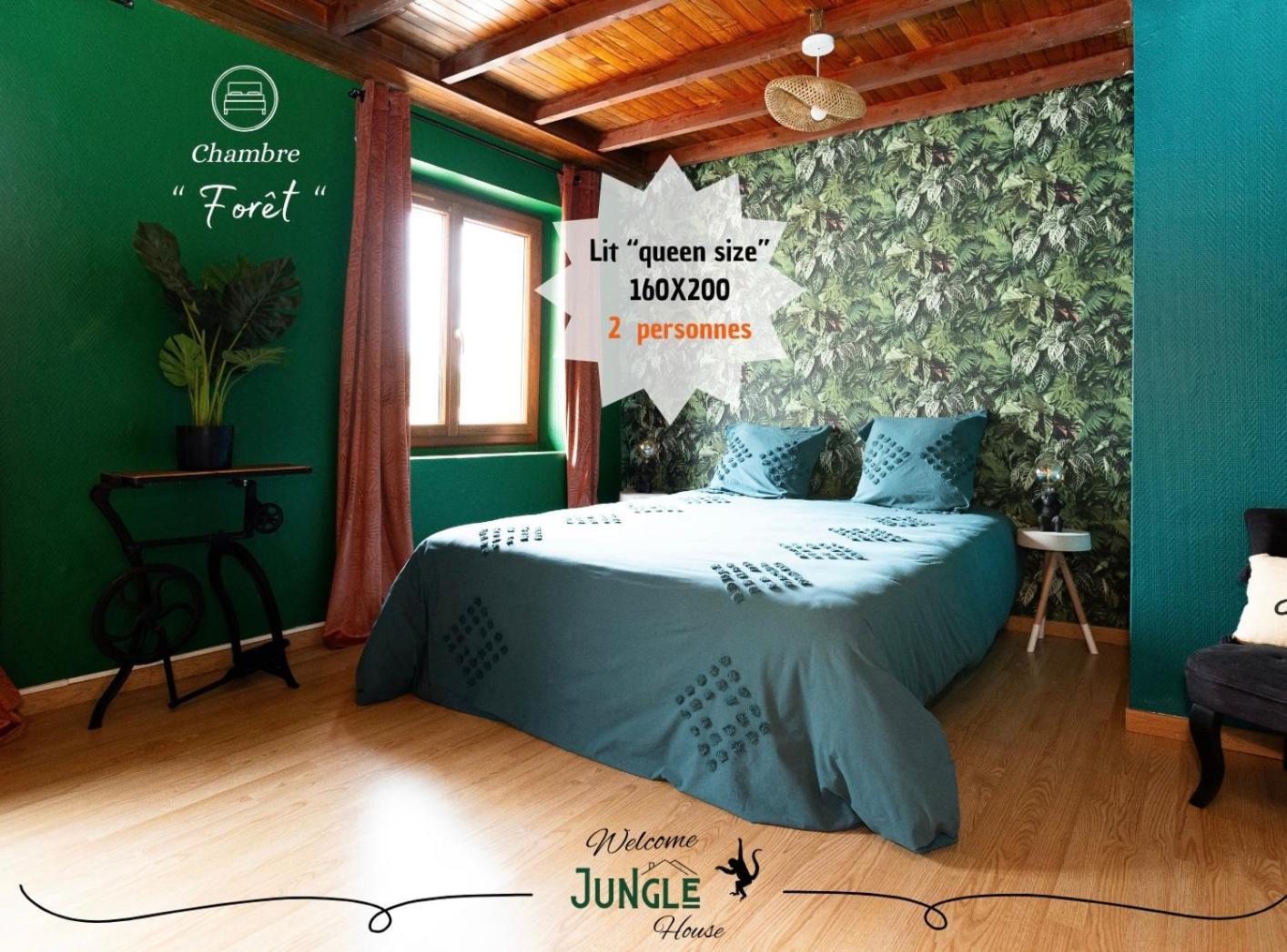 Maison "Jungle House" 90 M2 Billard, Retroprojecteur, Bar A Jeux , Vinyle, Wifi Fibre, Ideal Pro & Famille A Montbrison Ngoại thất bức ảnh